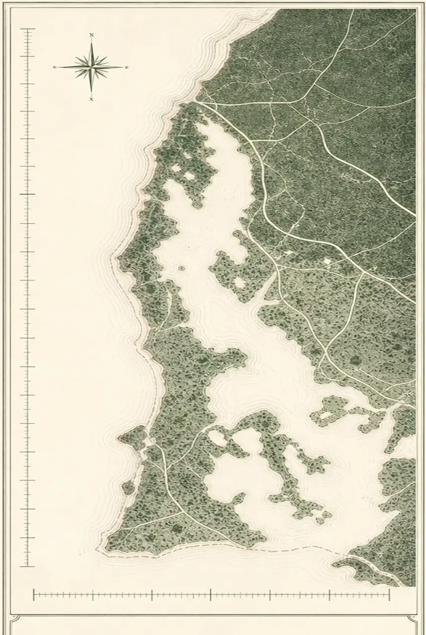 Survey-style map of Jaffna District showing the selected implementation-stage location